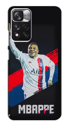 Чехол с картинкой «Mbappe в ПСЖ» для Xiaomi Redmi Note 11