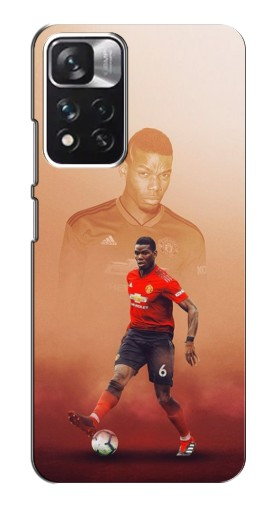 Силиконовый чехол с изображением «Pogba с Манчестера» для Xiaomi Redmi Note 11