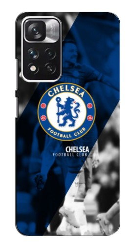 Силиконовый чехол с изображением «Club Chelsea» для Xiaomi Redmi Note 11 Pro