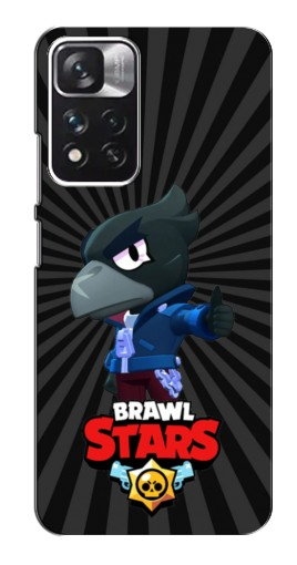 Чехол с картинкой «Crow Brawl Stars» для Xiaomi Redmi Note 11 Pro