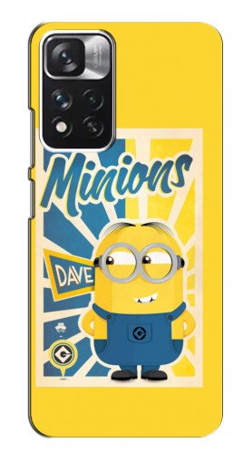 Силиконовый чехол с изображением «Minions» для Xiaomi Redmi Note 11 Pro