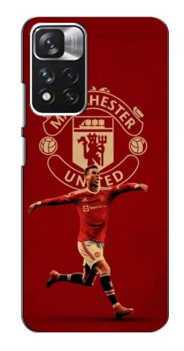 Чехол с картинкой «Ronaldo в МЮ» для Xiaomi Redmi Note 11 Pro