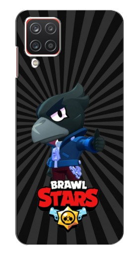 Силиконовый чехол с изображением «Crow Brawl Stars» для Samsung Galaxy A12 (2021)