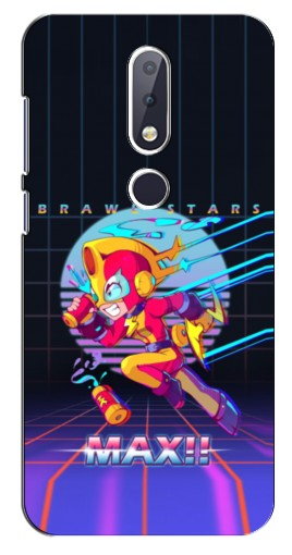 Чехол с печатью «Brawl MAX»  для Nokia 6.1 Plus