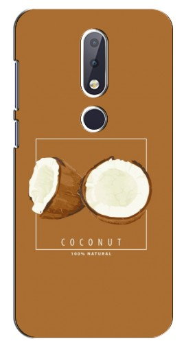 Чехол с принтом «Coconut» для Nokia 6.1 Plus