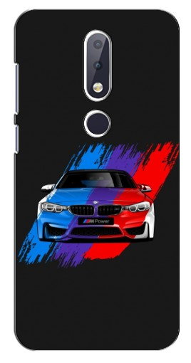 Чехол с принтом «Красочный BMW» для Nokia 6.1 Plus