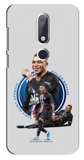 Чехол с печатью «Kylian Mbappe»  для Nokia 6.1 Plus