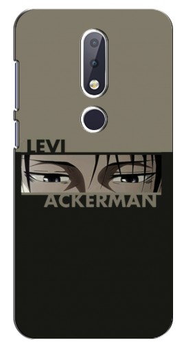 Силиконовый чехол с изображением «Levi Anime» для Nokia 6.1 Plus