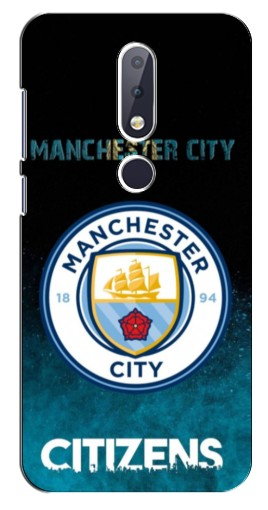 Чехол с печатью «Man City Zens»  для Nokia 6.1 Plus