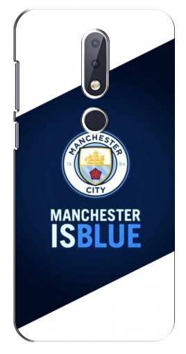 Чехол с принтом «Manchester is Blue» для Nokia 6.1 Plus