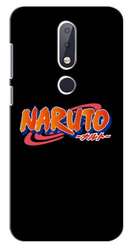 Силиконовый чехол с изображением «Надпись Naruto» для Nokia 6.1 Plus