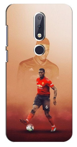 Чехол с принтом «Pogba с Манчестера» для Nokia 6.1 Plus