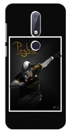 Силиконовый чехол с изображением «Pogba Uve» для Nokia 6.1 Plus