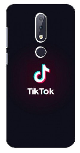 Чехол с картинкой «TikTok темный» для Nokia 6.1 Plus