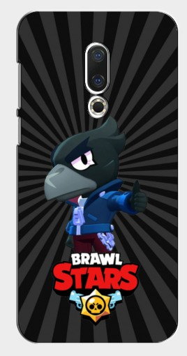 Чехол с принтом «Crow Brawl Stars» для Meizu 15