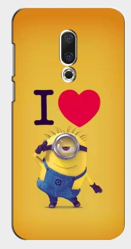 Чехол с картинкой «I Love Minion» для Meizu 15