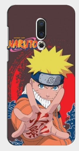 Силиконовый чехол с изображением «Naruto атакует» для Meizu 15