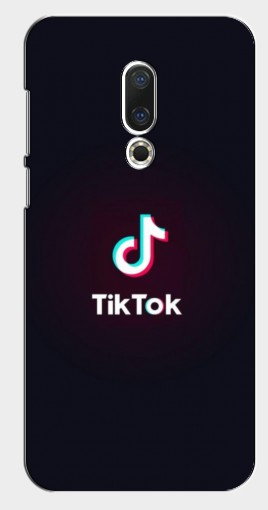 Чехол с картинкой «TikTok темный» для Meizu 15