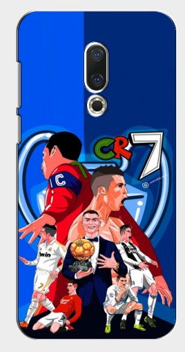 Силиконовый чехол с изображением «CR7» для Meizu 15 Plus