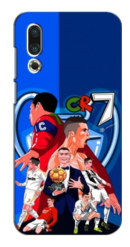 Чехол с печатью «CR7»  для Meizu 16s