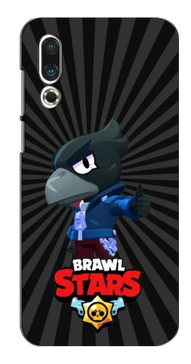 Силиконовый чехол с изображением «Crow Brawl Stars» для Meizu 16s