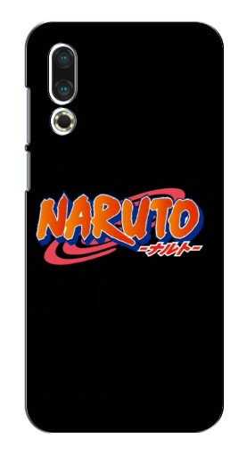 Силиконовый чехол с изображением «Надпись Naruto» для Meizu 16s