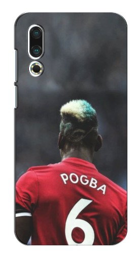 Силиконовый чехол с изображением «Pogba 6» для Meizu 16s