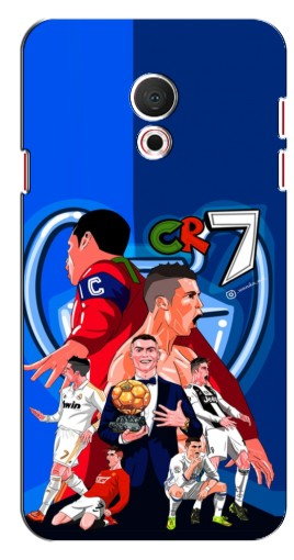 Силиконовый чехол с изображением «CR7» для Meizu M15