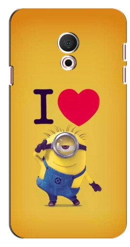 Чехол с картинкой «I Love Minion» для Meizu M15