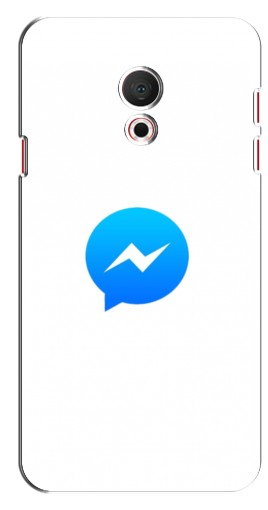 Чехол с принтом «messenger logo» для Meizu M15