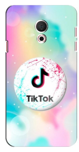 Силиконовый чехол с изображением «TikTok принт» для Meizu M15