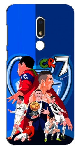 Силиконовый чехол с изображением «CR7» для Meizu M8 Lite