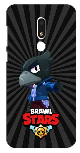 Чехол с принтом «Crow Brawl Stars» для Meizu M8 Lite