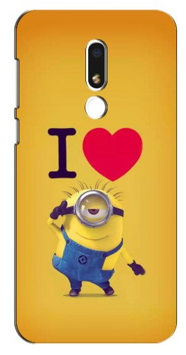 Чехол с принтом «I Love Minion» для Meizu M8 Lite