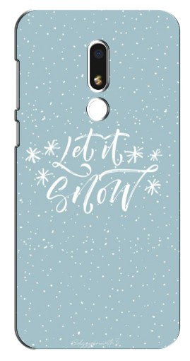 Чехол с картинкой «Let it Snow» для Meizu M8 Lite