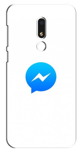 Чехол с печатью «messenger logo»  для Meizu M8 Lite