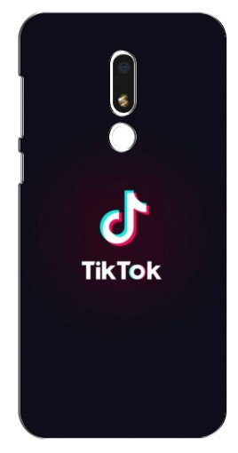 Чехол с принтом «TikTok темный» для Meizu M8 Lite