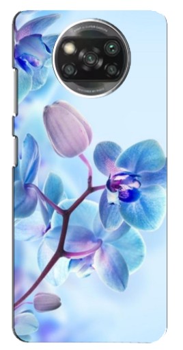 Чехол с картинкой "Голубые орхидеи" для Oppo Reno 4
