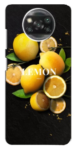 Чехол с печатью "Лимон на черном" для Oppo Reno 4