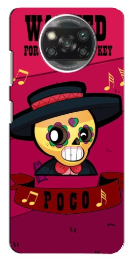 Чехол с печатью "WANTED POCO" для Oppo Reno 4