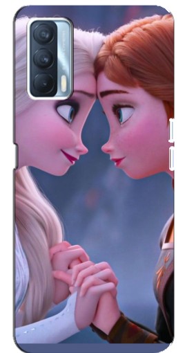 Чехол с принтом "Анна и Ельза" для Oppo A92s