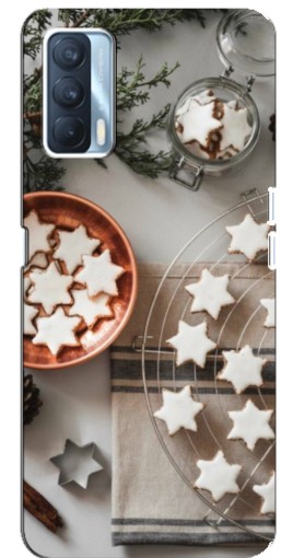Силиконовый чехол с изображением "Имбирные звездочки" для Oppo A92s