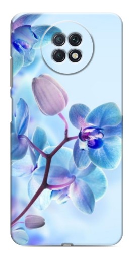 Чехол с картинкой "Голубые орхидеи" для Xiaomi Redmi Note 9T