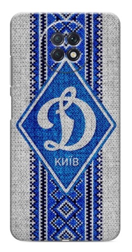 Силиконовый чехол с изображением "Вышиванка Динамо" для Xiaomi Redmi Note 9T