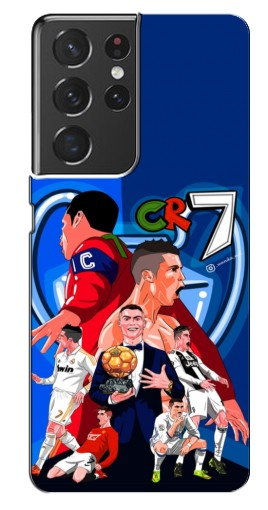 Чехол с печатью «CR7»  для Samsung Galaxy S21 Ultra