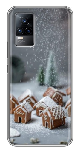 Чехол с печатью "Домики из пряников" для Vivo S9