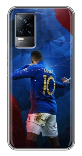 Чехол с печатью "Мбаппе в Франции" для Vivo S9