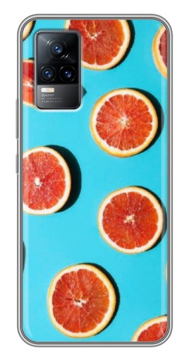 Чехол с принтом "Яркие грейпфруты" для Vivo S9