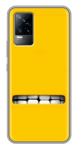 Силиконовый чехол с изображением "Зубы миньона" для Vivo S9