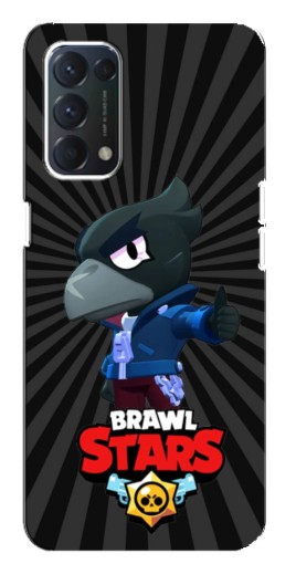 Чехол с принтом "Crow Brawl Stars" для Oppo Find X3 Lite